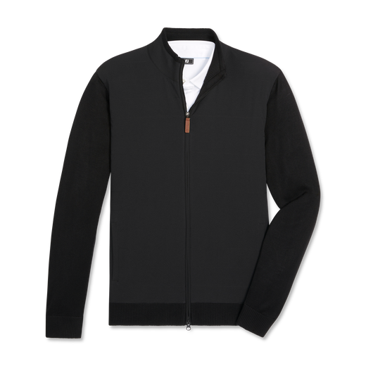 Hybrid Full-Zip Sweater